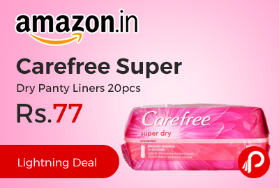Carefree Super Dry Panty Liners 20pcs