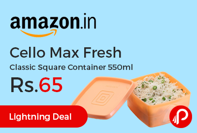 Cello Max Fresh Classic Square Container 550ml