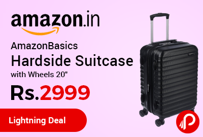 AmazonBasics Hardside Suitcase with Wheels