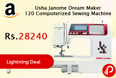 Usha Janome Dream Maker 120 Computerized Sewing Machine