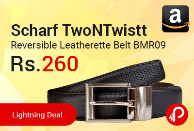 Scharf TwoNTwistt Reversible Leatherette Belt BMR09
