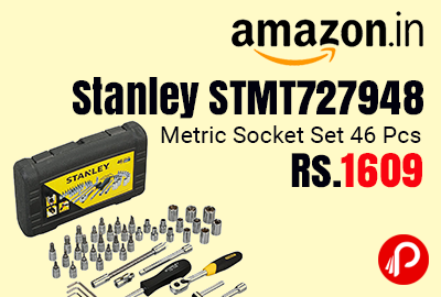 Stanley STMT727948 Metric Socket Set 46 Pcs