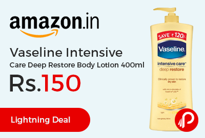 Vaseline Intensive Care Deep Restore Body Lotion 400ml