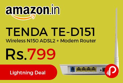 TENDA TE-D151 Wireless N150 ADSL2+ Modem Router