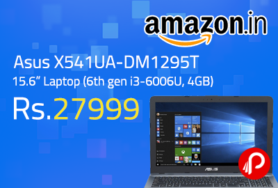 Asus X541UA-DM1295T 15.6” Laptop