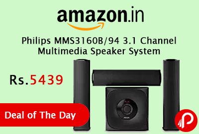 Philips MMS3160B/94 3.1 Channel Multimedia Speaker System