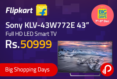 Sony KLV-43W772E 43” Full HD LED Smart TV