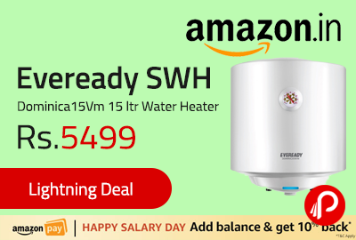 Eveready SWH Dominica15Vm 15 ltr Water Heater