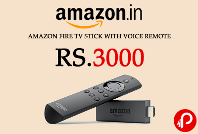 Amazon Fire Tv Stick With Voice Remote Only In Rs 3000 Amazon