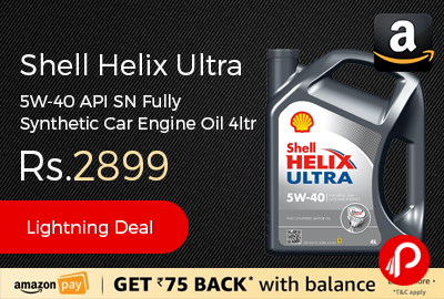 Shell Helix Ultra 5W-40 API SN Fully Synthetic Car Engine Oil 4ltr