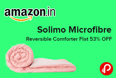 Solimo Microfibre Reversible Comforter