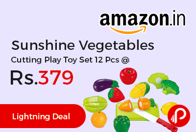 Sunshine Vegetables Cutting Play Toy Set 12 Pcs