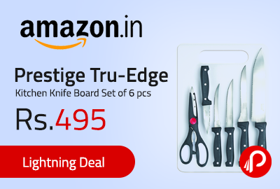 Prestige Tru-Edge Kitchen Knife Board Set of 6 pcs