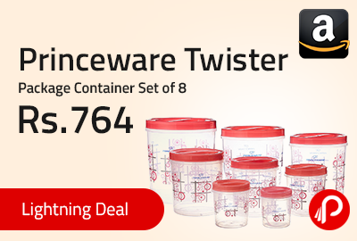 Princeware Twister Package Container Set of 8