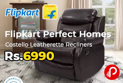 Flipkart Perfect Homes Costello Leatherette Recliners
