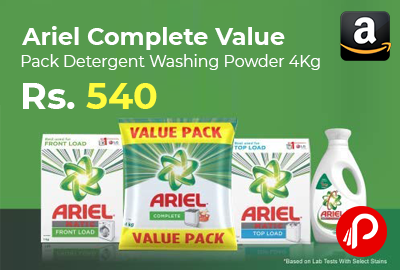 Ariel Complete Value Pack Detergent Washing Powder 4Kg