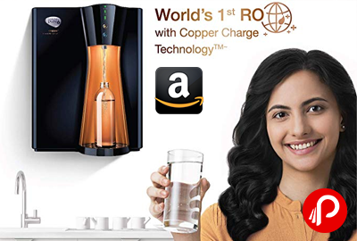 20%+5% Extra Off on HUL Pureit Copper+ Mineral RO + UV + MF 7 stage Water Purifier- Amazon