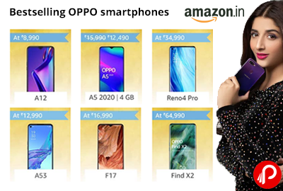 Bestselling OPPO Smartphones - A12 - A5 - Reno4 Pro - A53 - F17 - Find X2 - Amazon India