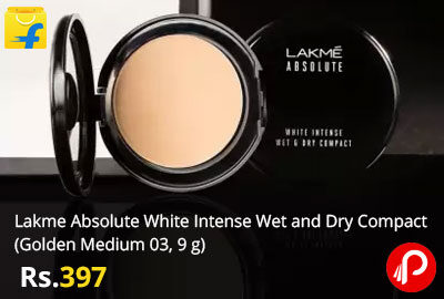 Lakme Absolute White Intense Wet and Dry Compact @ 397 - Flipkart