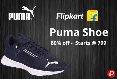 Puma Shoes 80% off | Starts 799 - Flipkart