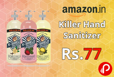 Killer Hand Sanitizer, Vanilla @ 66 - Amazon India