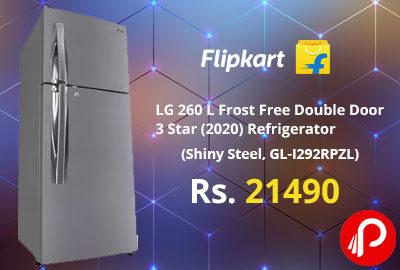 LG 260 L Frost Free Double Door 3 Star (2020) Refrigerator @ 21490 - Flipkart