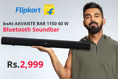 boAt AAVANTE BAR 1150 60 W Bluetooth Soundbar @ 2,999 - Flipkart