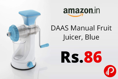 DAAS Manual Fruit Juicer, Blue @ 86 - Amazon India