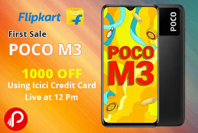 POCO M3 From Rs. 10999 | First Sale - Flipkart
