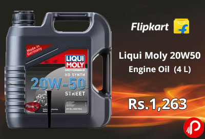 Liqui Moly HD SY 20W50 Engine Oil (4 L) @ 1,263 - Flipkart