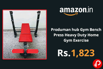 Produman hub Gym Bench Press Heavy Duty Home Gym Exercise @ 1,823 - Amazon India