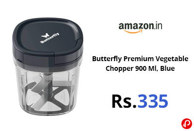 Butterfly Premium Vegetable Chopper 900 Ml @ 335 - Amazon India