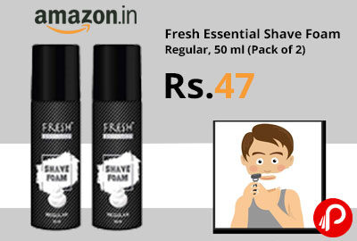 Fresh Essential Shave Foam Pack of 2 @ 47 - Amazon India