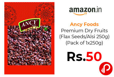 Flax Seeds Alsi 250g Pack of 1x250g @ 50 - Amazon India