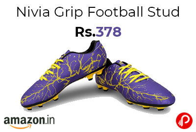 Nivia Grip Football Stud @ 378 - Amazon India