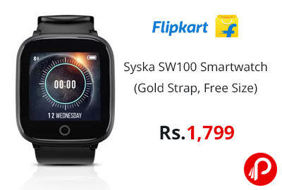 Syska SW100 Smartwatch @ 1,799 - Flipkart