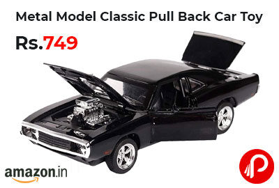 Metal Model Classic Pull Back Car Toy @ 749 - Amazon India