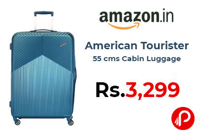 American Tourister 55 cms Cabin Luggage @ 3,299 - Amazon India