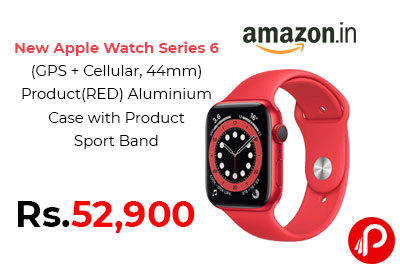 New Apple Watch Series 6 @ 52,990 - Amazon India