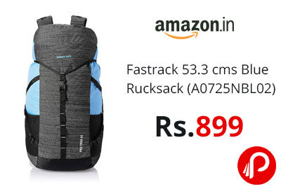 Fastrack 53.3 cms Blue Rucksack (A0725NBL02) @ 899 - Amazon India