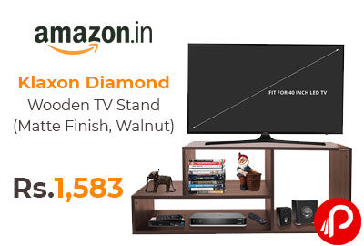 Klaxon Diamond Wooden TV Stand @ 1583 - Amazon India