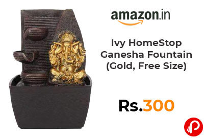 Ivy HomeStop Ganesha Fountain @ 300 - Amazon India
