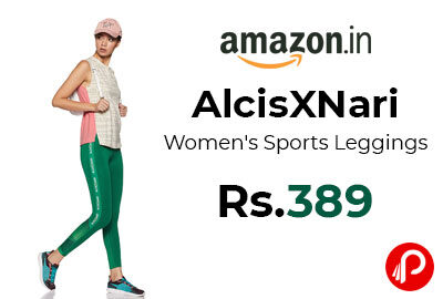 AlcisXNari Women's Sports Leggings @ 389 - Amazon India
