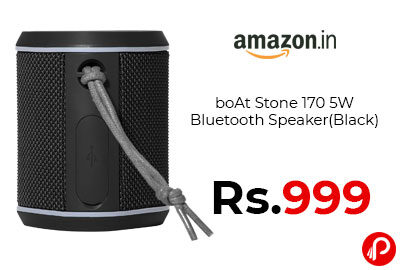 boAt Stone 170 5W Bluetooth Speaker @ 999 - Amazon India