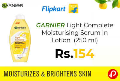 GARNIER Light Complete Moisturising Serum In Lotion (250 ml) 154 - Flipkart