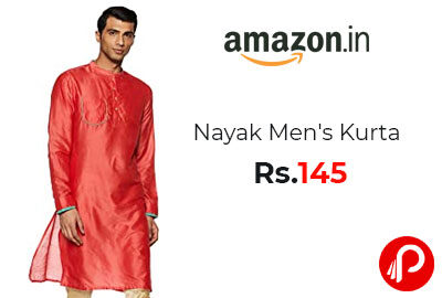 Nayak Men's Kurta Starting @ 145 - Amazon India