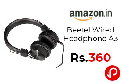 Beetel Wired Headphone A3 @ 360 - Amazon India