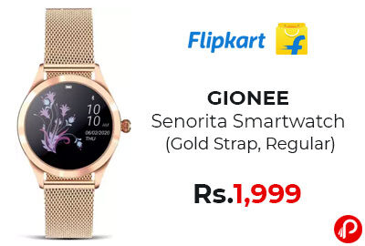 GIONEE Senorita Smartwatch @ 1999 - Flipkart