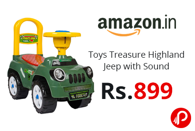 Toys Treasure Highland Jeep @ 899 - Amazon India