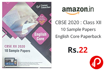 CBSE 2020 : Class XII - 10 Sample Papers @ 22 - Amazon India